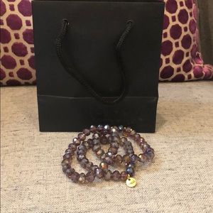 Ladies stretch crystal bracelet